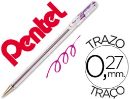 Bolígrafo Pentel BK-77 C tinta violeta